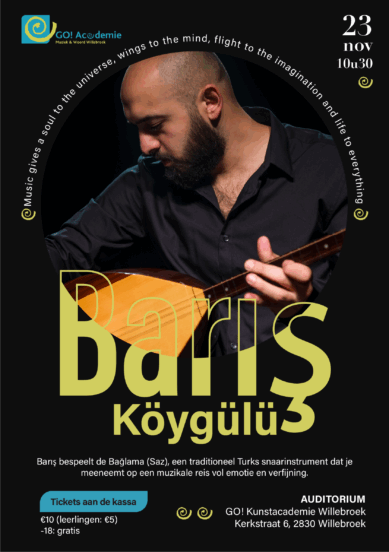 Aperitiefconcert Barış Köygülü
